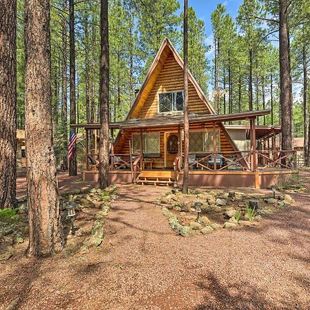 A-Frame Pinetop Lakeside Cabin Under The Pines! Villa Exterior foto